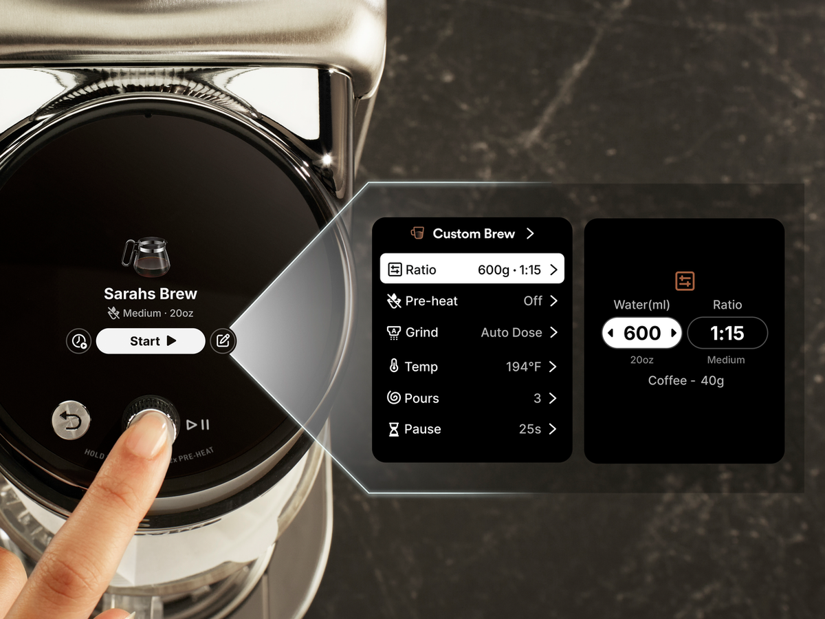 the Spiral Luxe™ Auto Pour Over